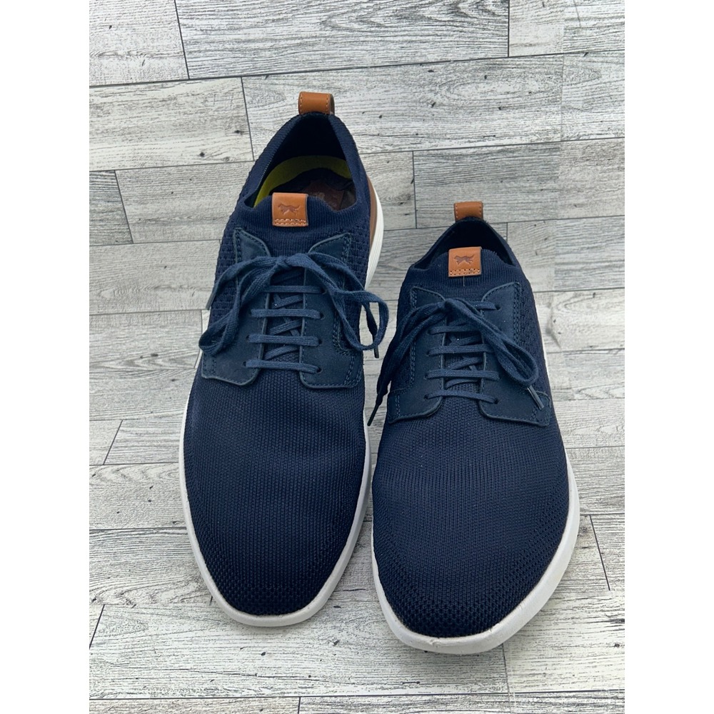 Wolf & Shepherd SwiftKnit Derby Navy‎ Blue Knit Sneakers Men 9 Women 11